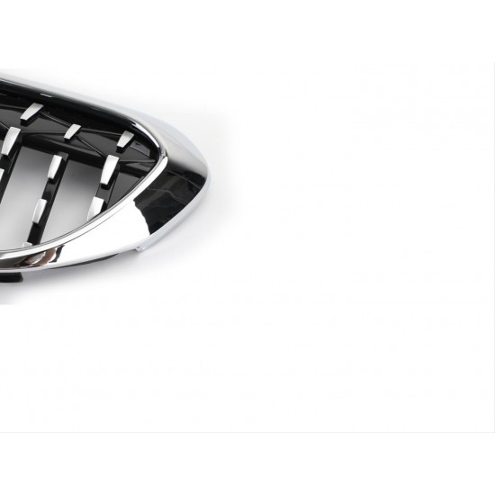 5 serısı 2017-2020 g30 ıçın uyumlu  dıamond bobrek - krom çerçeve